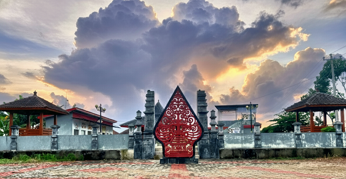 Pemandangan Pegunungan Bergas Lor